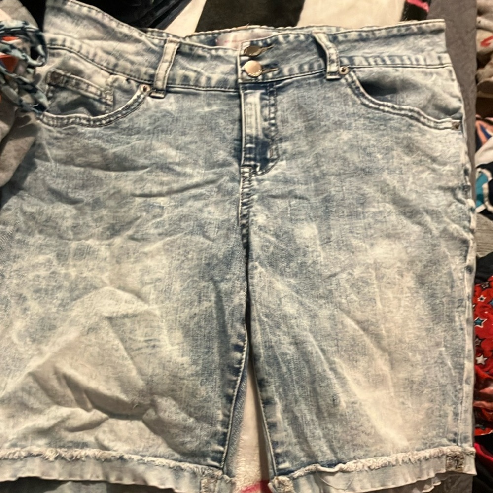 No Boundaries Blue Jean Shorts